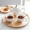 Axya Solid Wood Round Japanese Dinner Plate for Steak, Fruit, Snacks, and Tea Tray