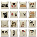 Axyaa Cartoon Cushion Cover 45x45cm - High Quality Pillowcase for Living Room