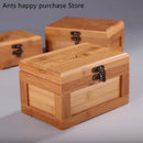 Axya Bamboo Business Card & Jewelry Storage Box, Cotton Swab Holder & Key Organizer