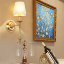 Axyaa Vintage Copper Wall Sconce LED Wall Lamp Lights for Home Living Room
