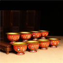 Axya Tibetan Buddha Bowls Tantra Talisman Cups Set