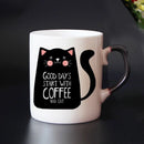 Axyaa Color Change Ceramic Coffee Mug, Heat Reveal Magic Cup, Fashionable Gift