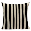 Axyaa Simple Geometry Pillowcase - Zebra Leopard Print Home Cushion