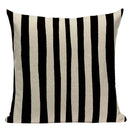 Axyaa Simple Geometry Pillowcase - Zebra Leopard Print Home Cushion