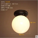 Axyaa Retro LED Ceiling Light - Industrial Vintage Style for Living Room