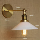 Axyaa Retro Glass Wall Lights - Rustic Loft Industrial Sconce