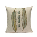 Axyaa Cotton Linen Feather Cushion Cover for Home Decor