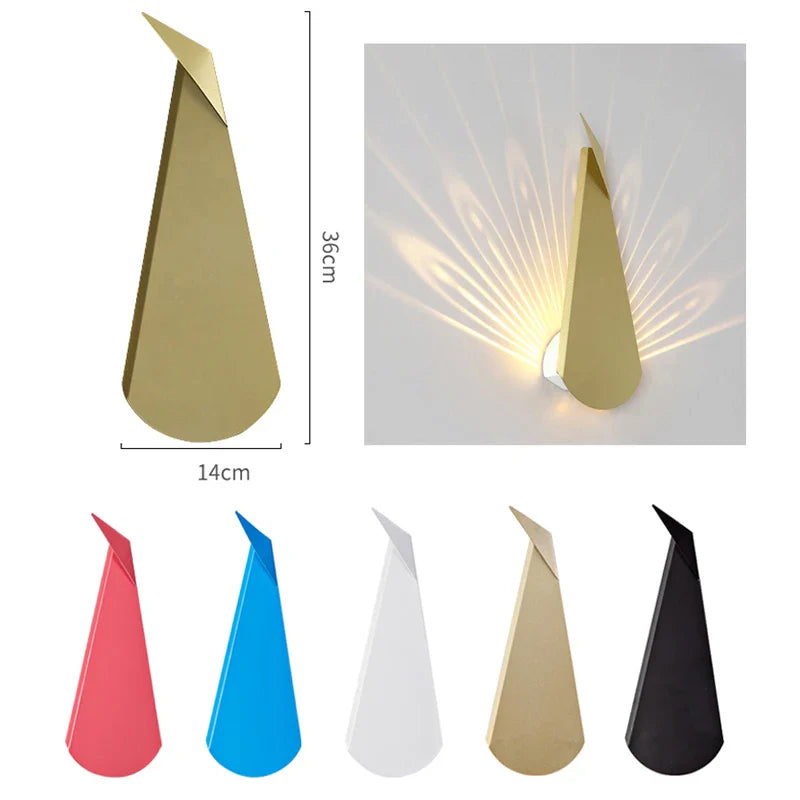 Axyaa Modren LED Wall Sconce for Indoor Bedroom Lighting