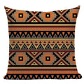 Axyaa Boho Plaid Stripes Pillow Cover 45x45cm Sofa Chair Custom Print Square
