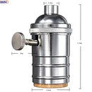 Axyaa Vintage Edison E27 Lamp Holder Base With Switch - 110-220v