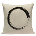 Nordic Geometric Deer Cushion Cover - Axyaa Yellow Heart Throw Pillow Case