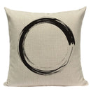 Nordic Geometric Deer Cushion Cover - Axyaa Yellow Heart Throw Pillow Case