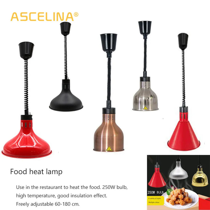 Axyaa Electric Heat Lamp 250W Pendant Light for Food Preservation