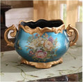 Axyaa Luxury Palace Resin Vase Figurine for Home Decor & Wedding Gift