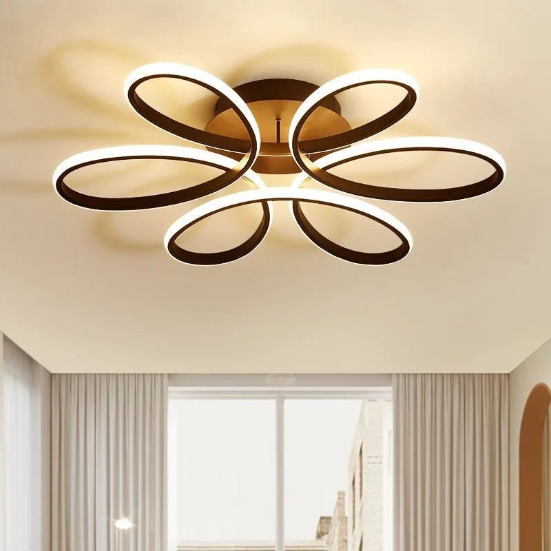 Axya Dimmable LED Ceiling Light for Living Room, Bedroom with Remote Control