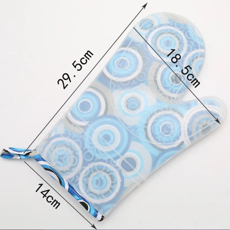 Axya Silicone Oven Mitt: Heat Resistant, Non-slip, High Quality Oven Gloves