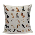 Axyaa Cartoon Animal Pillowcase for Sofa Bed - Cute Decorative Cushion Cover