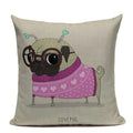 Axyaa Cartoon Animal Pillowcase for Sofa Bed - Cute Decorative Cushion Cover