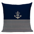Nautical Anchor Throw Pillow Cover - Axyaa Branded Home Decor Collection