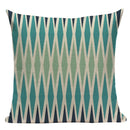 Axyaa Modern Geometric Cushion Covers - Colorful Square Seat Decor Pillow Case