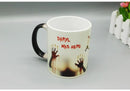 Axyaa Magic Mug, Daryl Is Here - Color Changing Ceramic Tea Cup