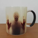 Axyaa Walking Dead Color Changing Coffee Mug - Zombie Head Surprise Gift