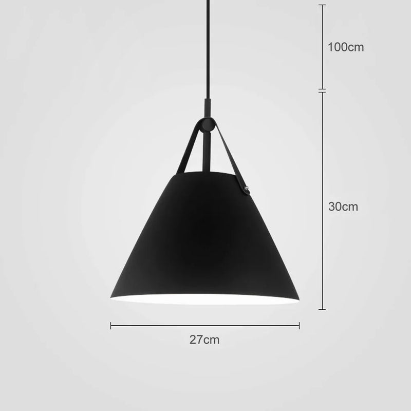Axyaa Nordic Pendant Lights for Dining Room - LED Indoor Lamp E27, Single to Three Heads AC110-220V