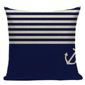 Nautical Anchor Throw Pillow Cover - Axyaa Branded Home Decor Collection