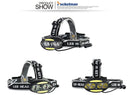 Axya Super Bright LED Headlamp with 7 Lighting Modes and Charger