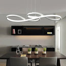 Axyaa Modern LED Pendant Lights for Dining Room - Minimalist Hanging Lamp