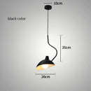 Axyaa Nordic Serge Pendant Lamp Iron Rotating Lighting Sconce Decor 110-220V