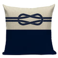 Nautical Anchor Throw Pillow Cover - Axyaa Branded Home Decor Collection