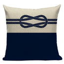 Nautical Anchor Throw Pillow Cover - Axyaa Branded Home Decor Collection