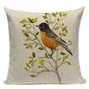 Axyaa Velvet Deer Floral Stripes Pillow Cover for Sofa Beds and Car