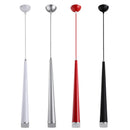 Axyaa Modern 3W LED Cone Pendant Lights for Home and Bar Decor