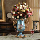 Axyaa Luxury Palace Resin Vase Figurine for Home Decor & Wedding Gift