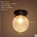 Axyaa Retro LED Ceiling Light - Industrial Vintage Style for Living Room