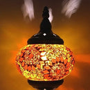 Axyaa Mediterranean Style Glass Mosaic Table Lamp