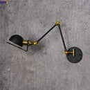 Axyaa Loft Retro LED Wall Lamp Swing Arm Industrial Sconce Luminaire