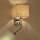 Axyaa Fabric LED Wall Lights Stair Hotel Living Room Bedroom Sconce Bra