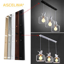 Axyaa Rectangular Ceiling Plate for Three-Lamp DIY Pendant Light Kit