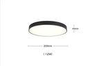 Axyaa Nordic Copper LED Ceiling Lights - Modern Minimalist Acrylic Ceiling Lamps