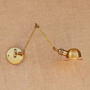 Axyaa Retro Swing Arm Wall Sconce Light - Adjustable Vintage Edison Lampara Pared