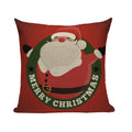 Axyaa Christmas Cushion Cover: Festive Square Pillow Case for Home Xmas Ambience