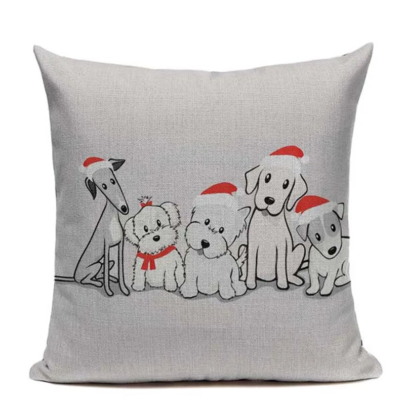 Axyaa Cartoon Animal Pillowcase for Sofa Bed - Cute Decorative Cushion Cover