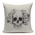 Axyaa Mexican Skull Cushion Covers: High-Quality Black Throw Pillow Cases