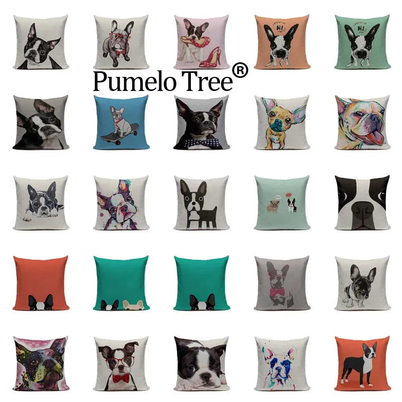 Axyaa Luxury Animal Pillow Case - 45x45cm Square Custom Cushion