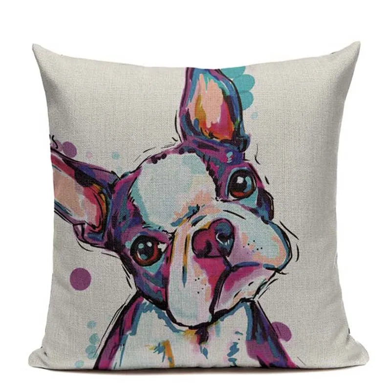 Axyaa Luxury Animal Pillow Case - 45x45cm Square Custom Cushion