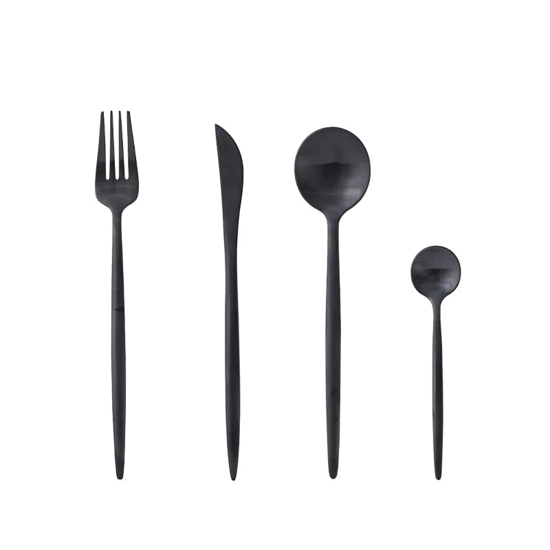 Axya Stainless Steel Cutlery Set - High-grade Western Steak Dinnerware