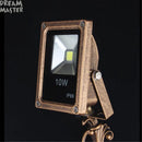 Axyaa 10W Vintage Outdoor LED Spotlights Retro Europe Style Industrial Advertising Lights